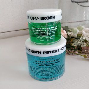 Peter Thomas Roth Water DrenchHyaluronic Cloud Mask & Cucumber Gel Mask Bundle